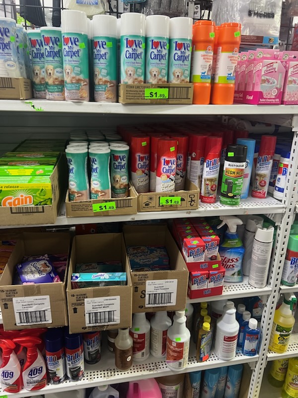 Cleaning supplies and household basics Cleaning supplies and household basics
